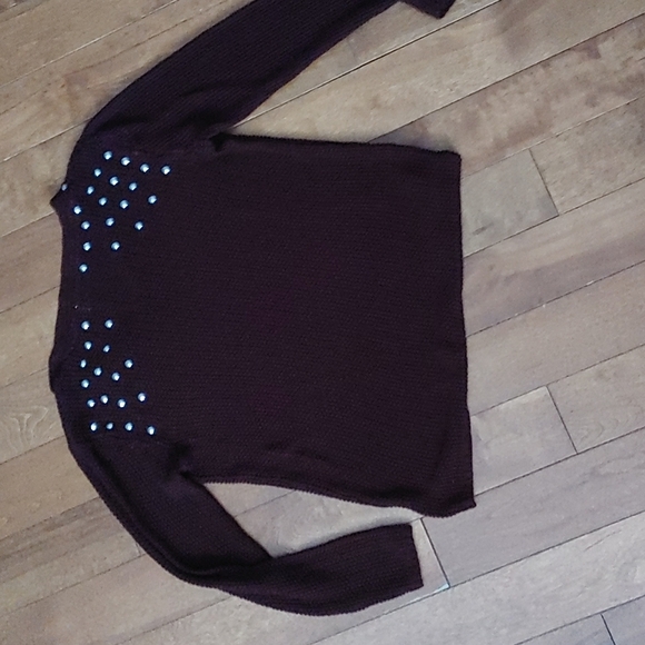 Retrod open knit studded  sweater Size Small - Picture 4 of 4